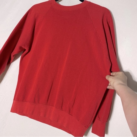 Vintage Ebert Sportswear Red Indiana University Hoosiers Crew Neck Sweatshirt L - Picture 14 of 15